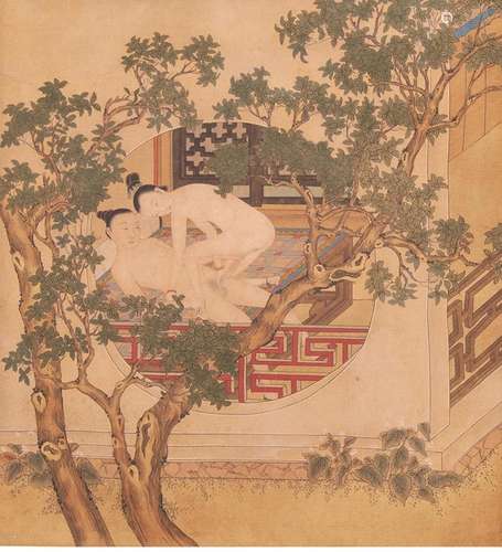 CHINESE FIGURE PAINTING SILK