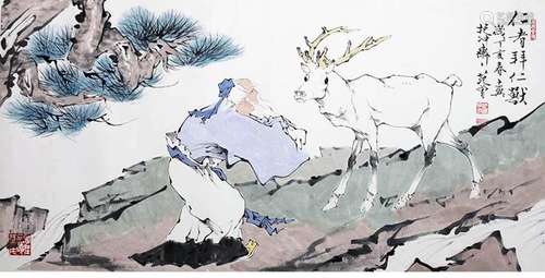 FAN ZENG, CHINESE FIGURE PAINTING ON PAPER