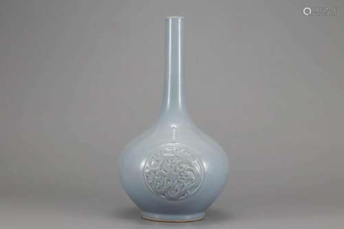 CLAIR-DE-LUNE DRAGON BOTTLE VASE