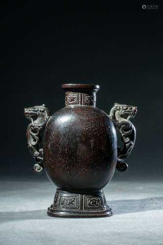 Qing Dynasty Zitan Rosewood Carving 