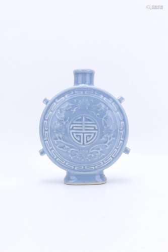 Qianlong Period Blue Glaze Porcelain 