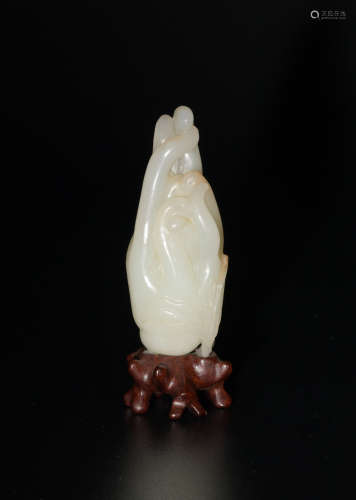 Chinese White Jade Buddha's Hand Fruit, 18th Century