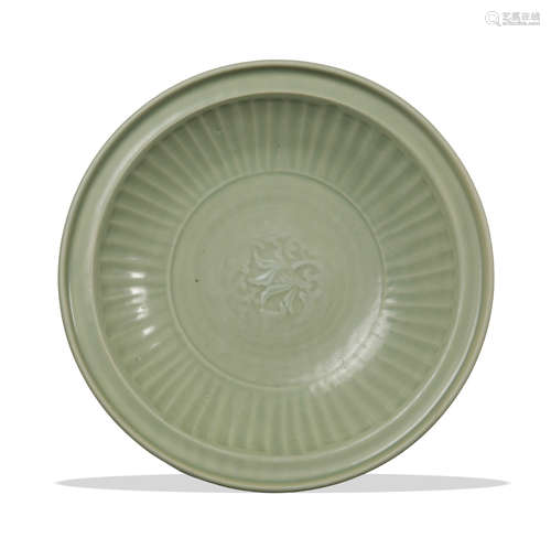 Chinese Longquan Celadon Charger, Yuan Dynasty