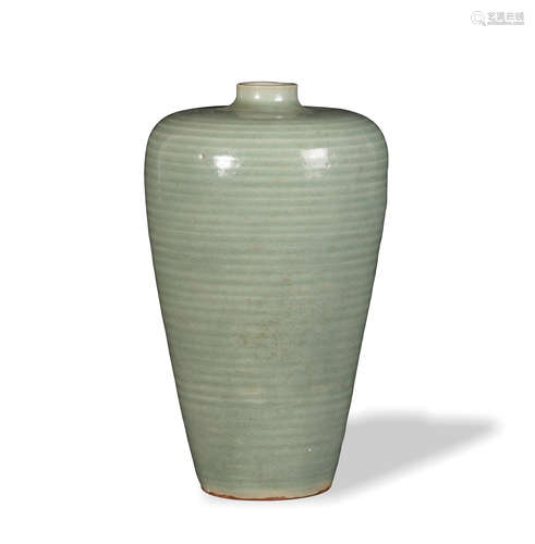 Chinese Longquan Celadon Meiping, Yuan Dynasty