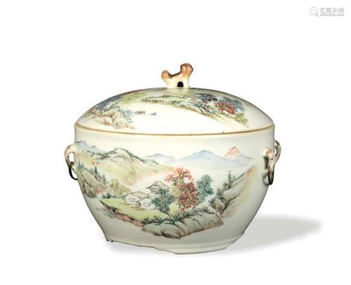 Chinese Qianjiang Jar by Wang Youtang, Late 19th