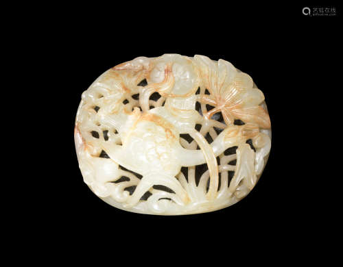 Chinese Carved Jade Ruyi Head, Ming