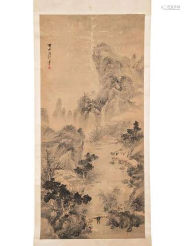 Pan Mengsong Image: 66 1/2 x 30 in., 168.9 x 76.2 cm.