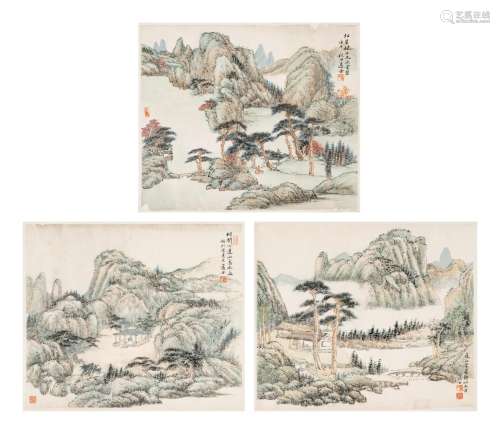 Shen Maishi Each image: 15 3/4 x 13 1/2 in., 40.5 x 34.5 cm.