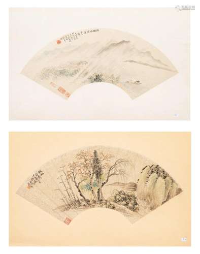Wu Fu and Rong Zuchun (1872-1944) Image of larger: 21 1/4 x ...