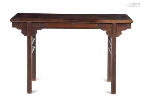 A Tieli Wood Recessed-Leg Altar Table, Pingtou'an Lengt...