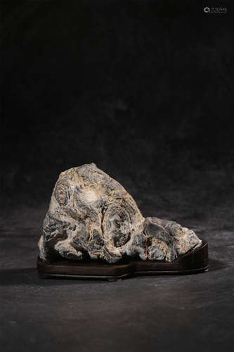 A LINGBI SCHOLAR'S ROCK ,QING DYNASTY