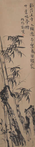 A BAMBOO PAINTING 
PAPER SCROLL
ZHENG BIAN MARK