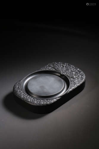 A DUAN‘POEMS’ INKSTONE ,QING DYNASTY