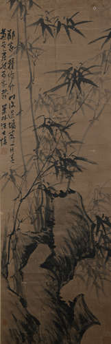 A Wang shishen's bamboo painting