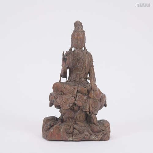 An eaglewood statue of Guanyin