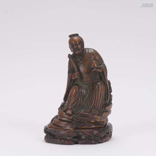 A wood figure