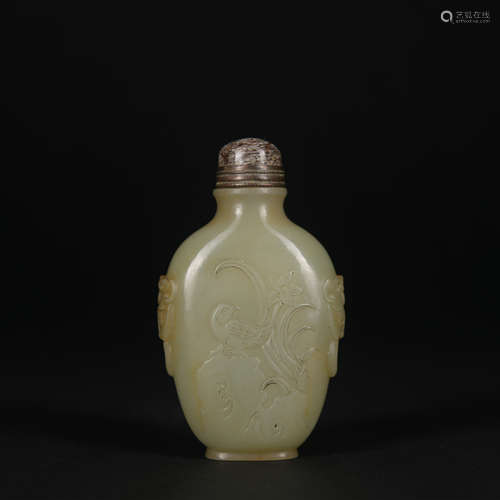 A jade snuff bottle