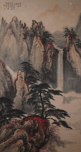 A Song wenzhi's landscape painting