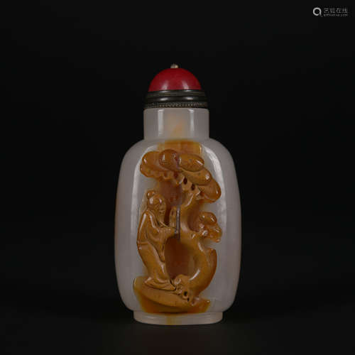 A snuff bottle