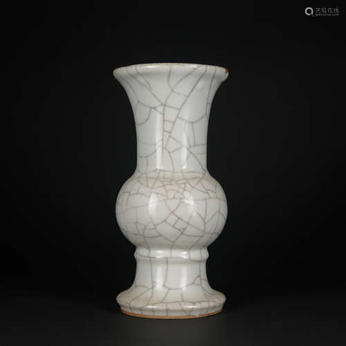 A officer glazed vase