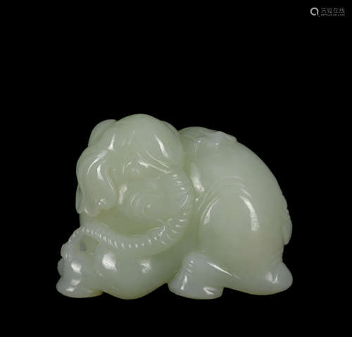 A jade elephant