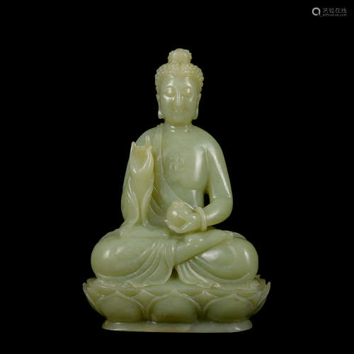 A jade statue of buddha