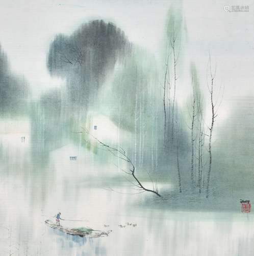 劉永明（b.1943） 春水