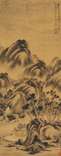 董其昌（1555-1636） 深山幽居圖