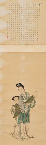 錢泳（1759-1844）蘇若蘭美人圖