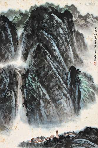 岑學恭（1917-2009） 春到山城