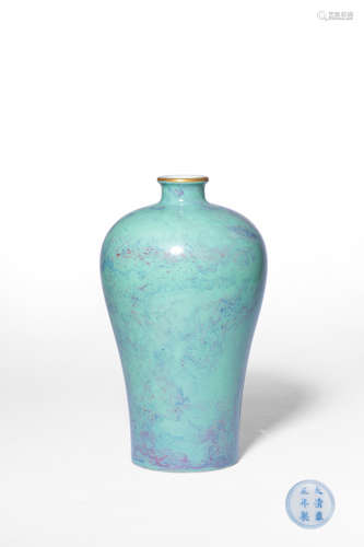 A SUPERB FLAMBE-GLAZED   VASE,MAKE AND PERIOD OF YONGZHENG