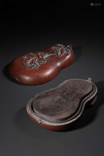 A CARVED DUAN INKSTONE,GUANGXU PERIOD