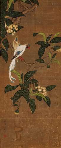 沈 銓（1682-1760） 花鳥圖