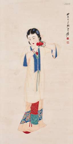 張大千（1899-1983）工筆仕女