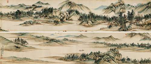 王時敏（1592-1680） 擬黃公望富春山居筆意