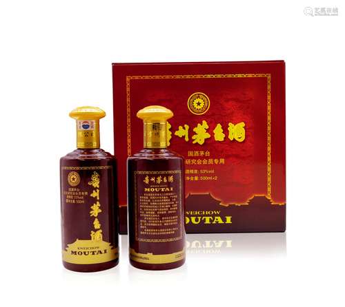 2009年五星牌茅台文化研究會會員專用酒