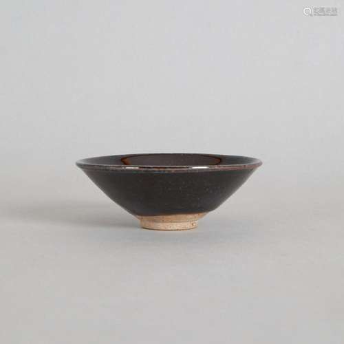 A Chinese Song Dynasty Black-glazed Jizhou Tea Cup