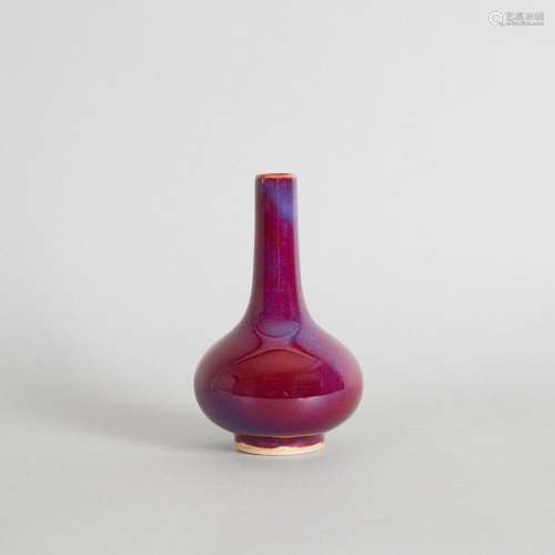 A 20th Century Chinese Flambe-glazed Bottle Vase