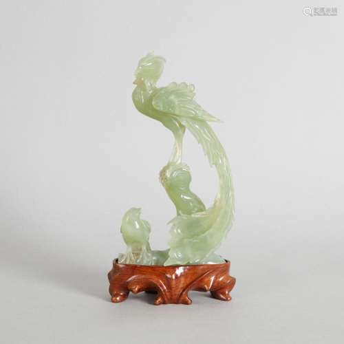 A Chinese Jade Carved 'Phoenix' Ornament