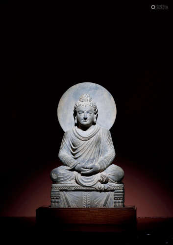 三-四世紀 犍陀羅菩薩座像