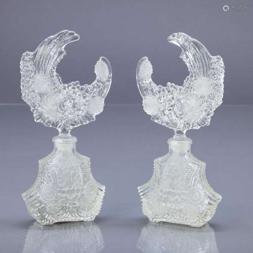 PAIR OF PERFUME BOTTLES