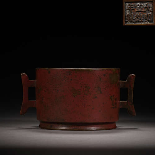 中國明代，铜香炉