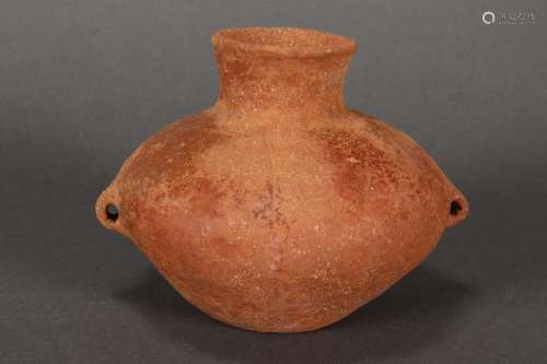 Chinese Neolithic Red Pottery Jarlet,