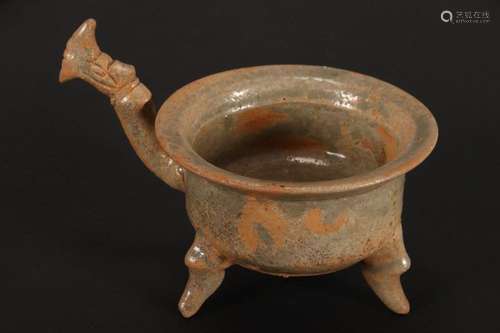 Chinese Song Dynasty (960-1279) Celadon Footed