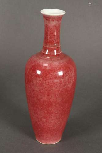 Chinese Peach Blossom Glaze Vase,