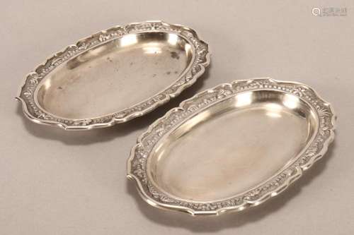 Pair of Sterling Silver Dishes,