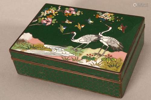 Chinese Cloisonne Tobacco Box,