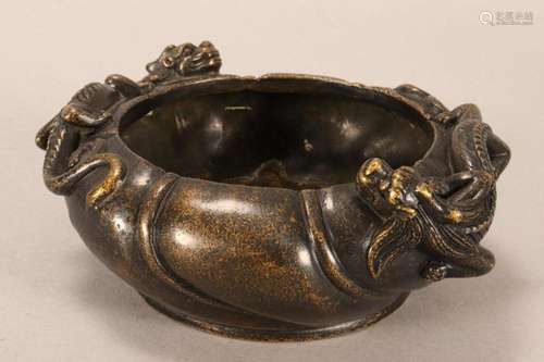 Chinese Bronze Bowl,