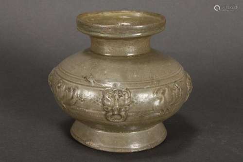 Chinese Song Dynasty (960-1279) Squat Vase,