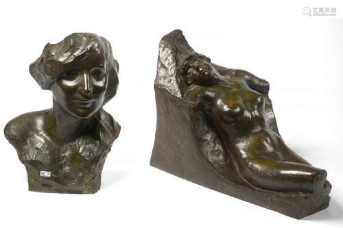 Sculptures FEHN Conrad (1891 - ? ), VAN DANTZIG Rachel (1878...